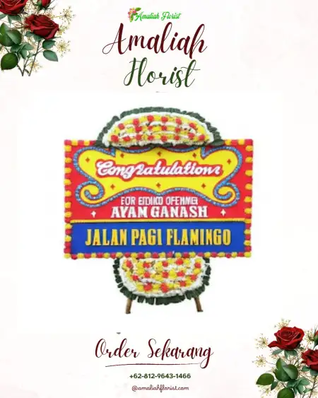 Sewa Papan Bunga Cangkuang